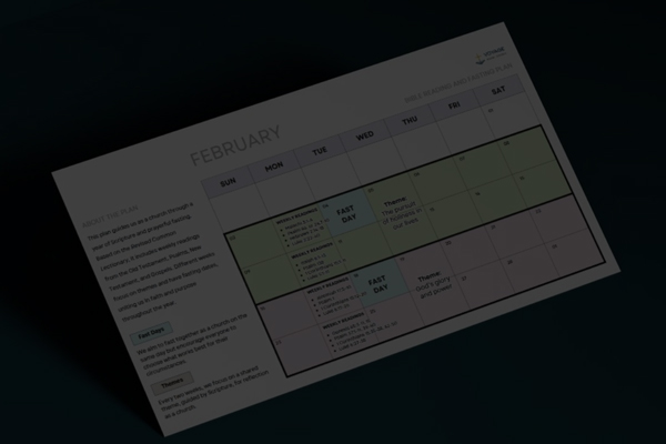 Prayer & Fasting Calendar